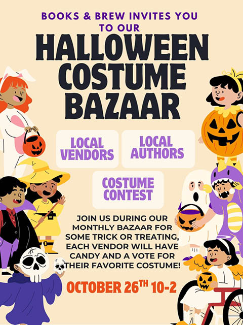 books brew mexico halloween costume bazaar 10.26.2025