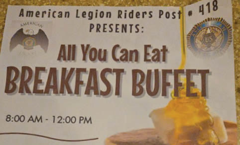 breakfast buffet american legion phoenix 1st sunday month 2025 2026