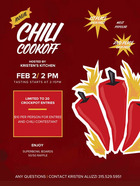 chili cookoff kristens kitchen battle island 2.2.2025