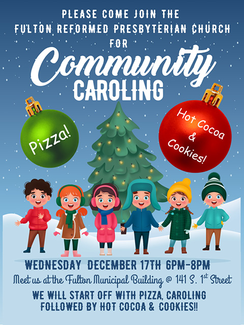 christmas caroling fulton municipal building 12.17.2025