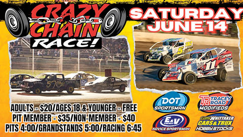 iHeart Oswego - 3rd Annual Crazy Chain Race @ Fulton Speedway
