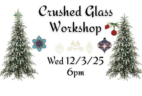crushed glass workshop eis house 12.3.2025