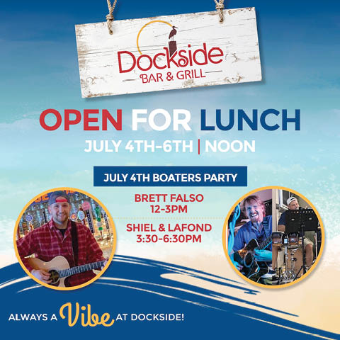 dockside july 4th party 7.4.2025