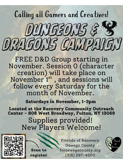 dungeons dragons friends recovery november 2025