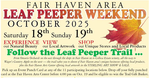 fair haven leaf peeper weekend 10.18.2025