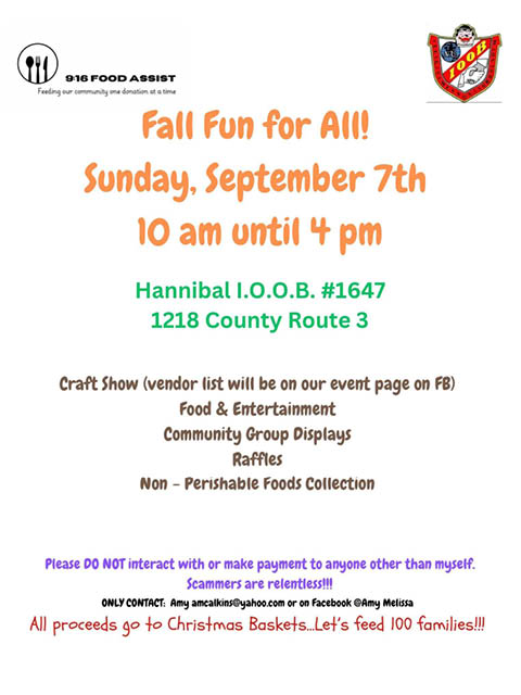 fall fun fest hannibal ioob 9.7.2025