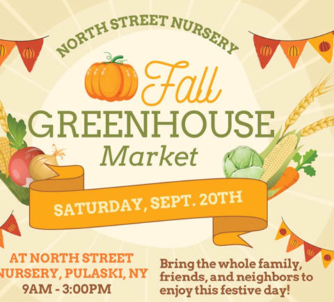 fall greenhouse market north street nursery pulaski 9.20.2025