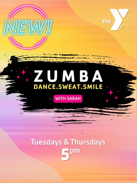 fulton ymca zumba tuesdays thursdays 2025