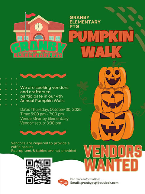 granby ptg pumpkin walk 10.30.2025