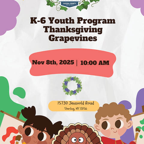 grapevines kids program sterling nature center 11.8.2025