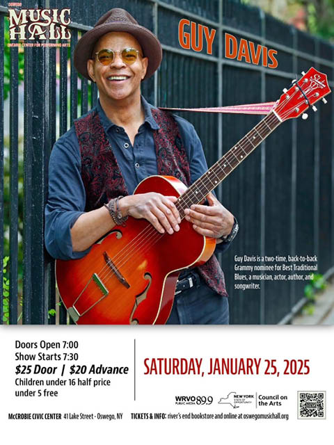 guy davis oswego music hall 1.25.2025