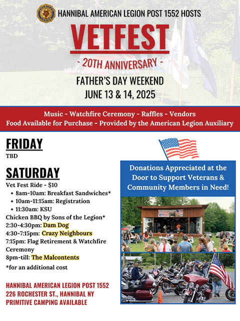 hannibal vet fest american legion 6.13 14.2025