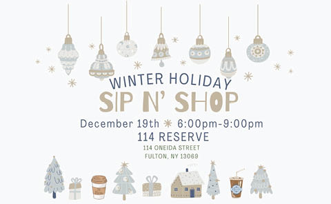 holiday sip shop 114 reserve 12.19.2025
