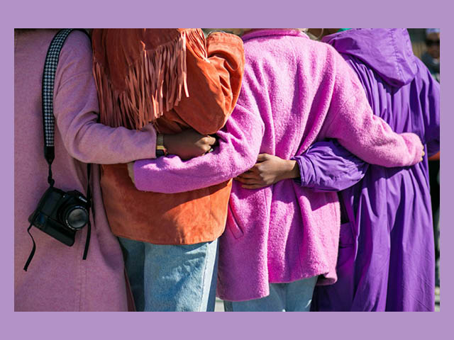 international womens day line the bridge 2.28.2025