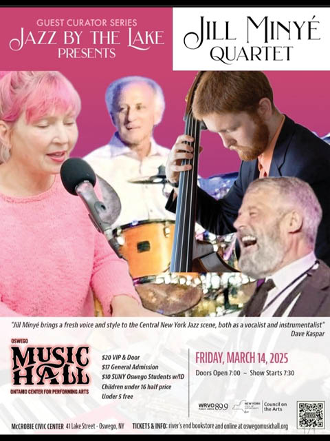 jill minye quartet oswego music hall 3.14.2025