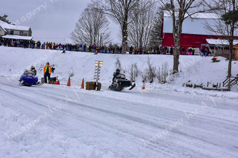 kasoag lake snowmobile race weekend 2.15 16.2025