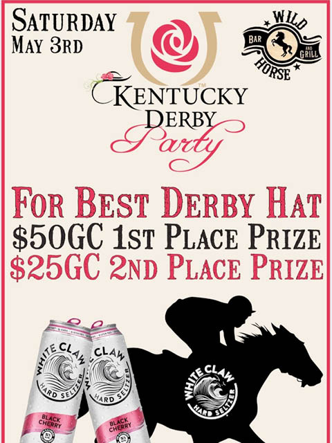 kentucky derby party horse races wild horse bar grill 5.3.2025