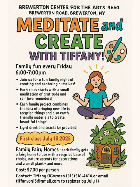 meditate create with tiffany family fun bca fridays 2025