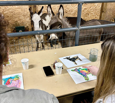mothers day paint party brayhope farm 5.9.2025