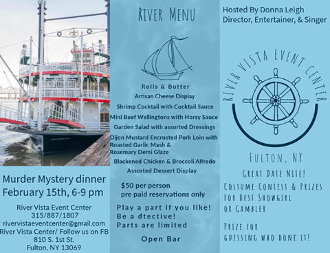 murder mystery dinner river vista center 2.15.2025