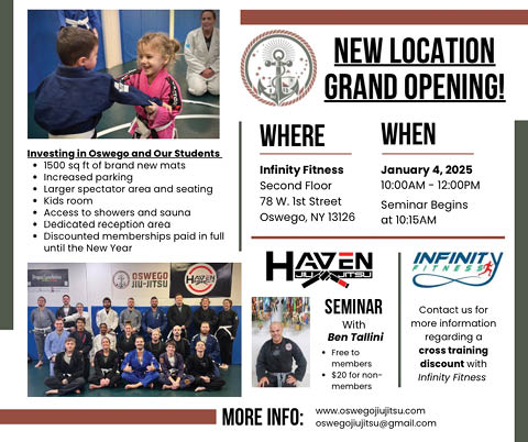 oswego jiu jitsu grand opening 1.4.2025