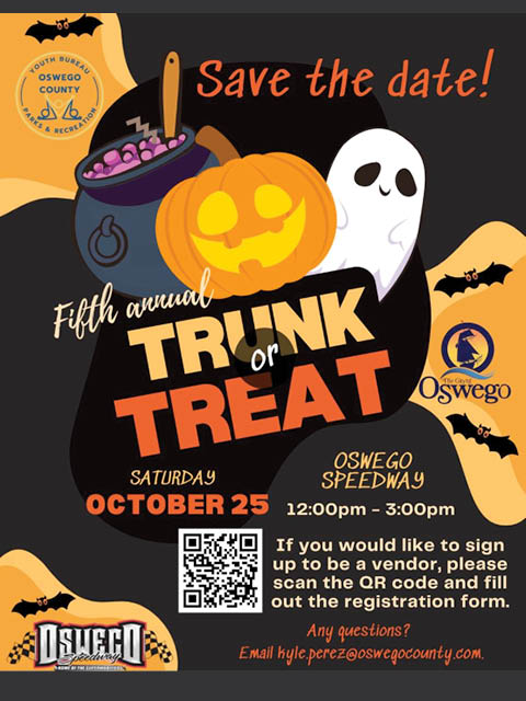 oswego speedway trunk or treat 10.5.2025