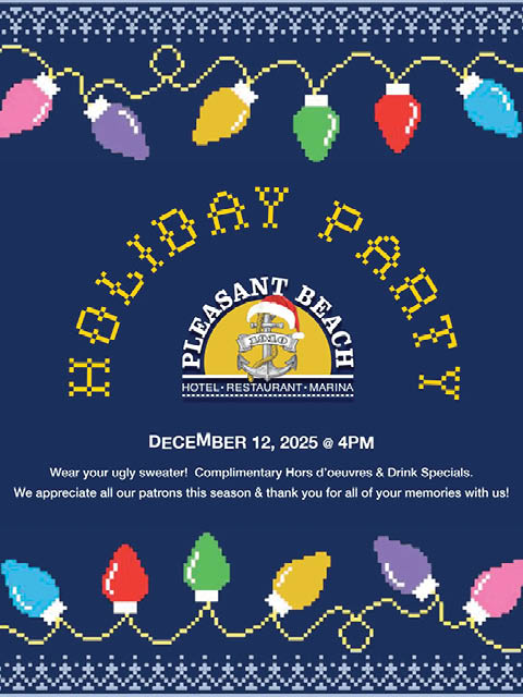 pleasant beach hotel holiday party 12.12.2025