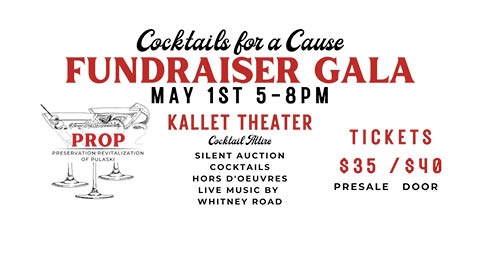 prop fundraising gala cocktails cause kallet theater pulaski 5.1.2025