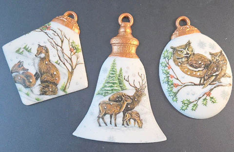 resin decoupage ornaments class nancy dillabough central square legion 11.15.2025