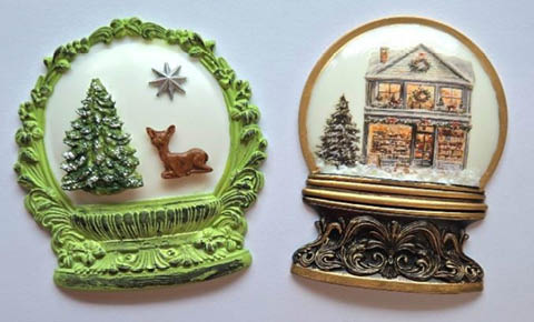 resin snow globes craft class nancy dill 2025