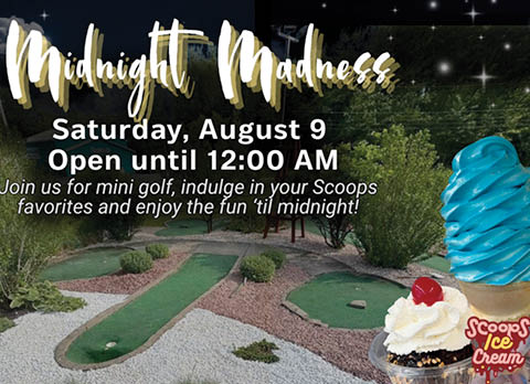 scoops lakeview lanes midnight madness mini golf 8.9.2025