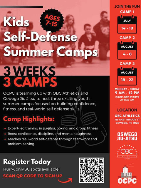 self defense camps obc ocpc summer 2025