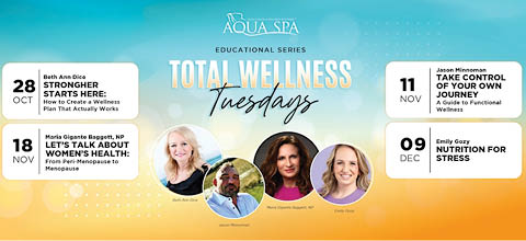 total wellness tuesdays aqua spa 2025