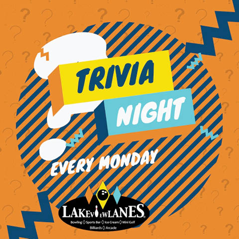 trivia night mondays lakeview lanes 2025