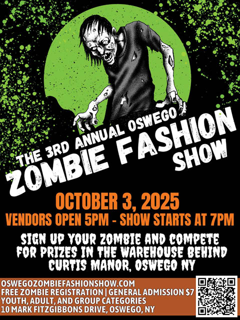zombie fashion show oswego curtis manor 10.3.2025