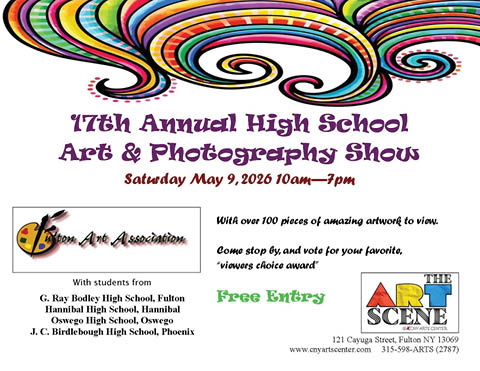 17th annual high school art show cny arts center fulton 5.9.2026