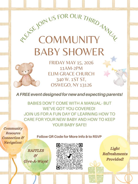 3rd annual community baby shower elim grace church 5.15.2026