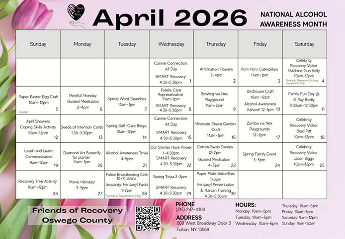 april 2026 foroc calendar