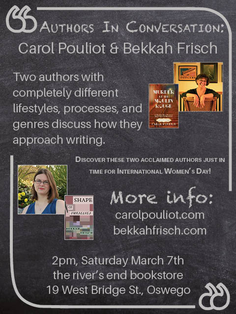 authors conversation carol bekkah rivers end 3.7.2026