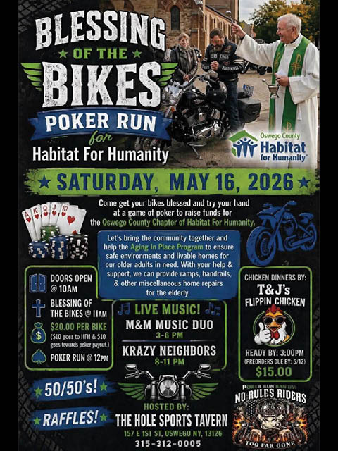 blessing of bikes poker run hole tavern 5.16.2026