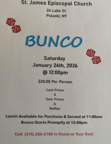 bunco st james church 1.24.2026