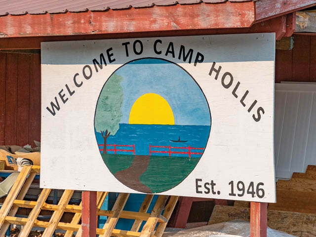 camp hollis sign 2025