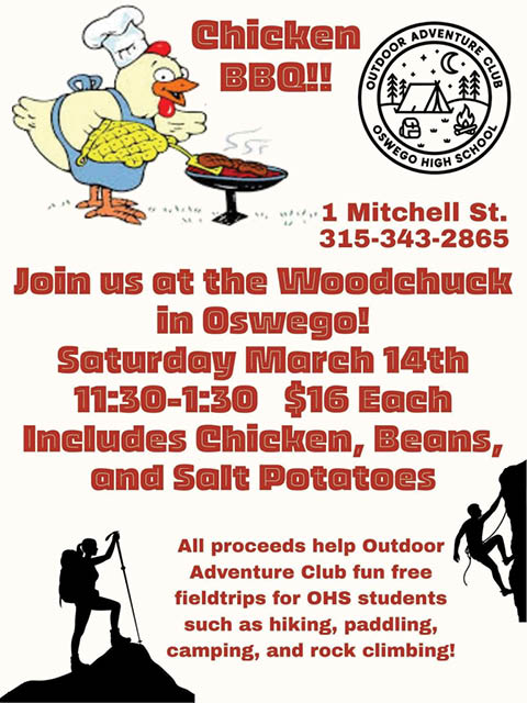 chicken bbq ohs woodchuck saloon 3.14.2026