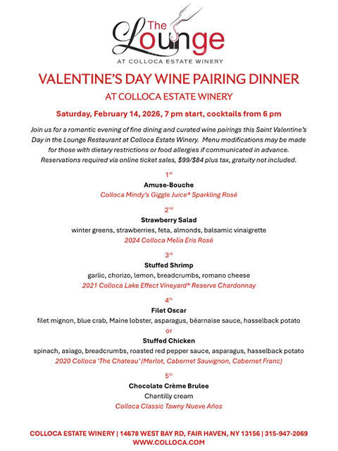colloca valentines day dinner 2.14.2026