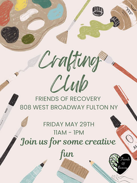 crafting club friends recovery 5.29.2026