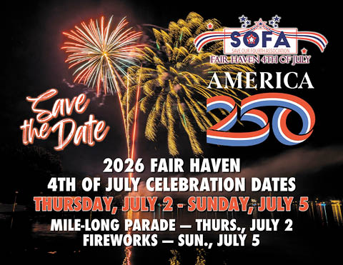 fair haven fourth parade fireworks 7.2 5.2026