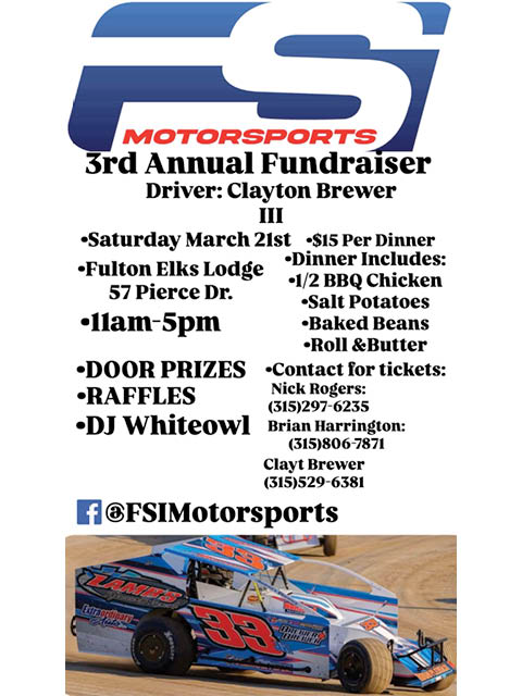 fsi motorsports fundraiser fulton elks 3.21.2026
