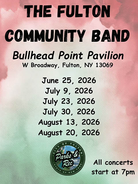 fulton community band at bullhead point june july august summer 2026