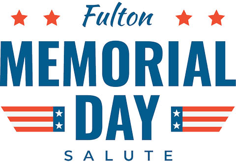 fulton memorial day salute logo 2026