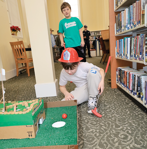 mini golf fundraiser opl 1.19.2026